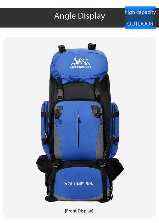 Mochila de Viaje 90L Impermeable para Senderismo y Trabajo - Image 42