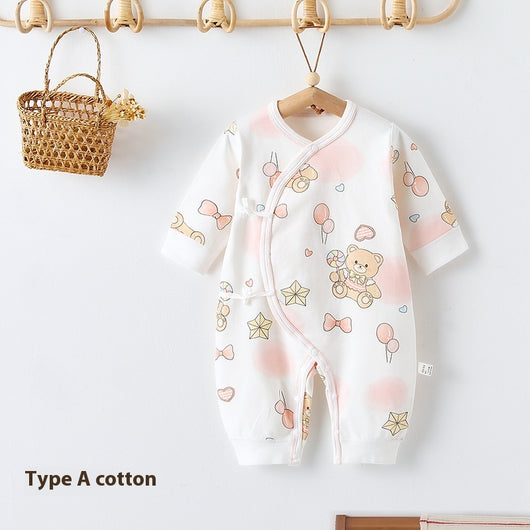 Pijama Enterizo de Algodón Puro sin Costuras para Bebé 0-6 Meses - Image 6