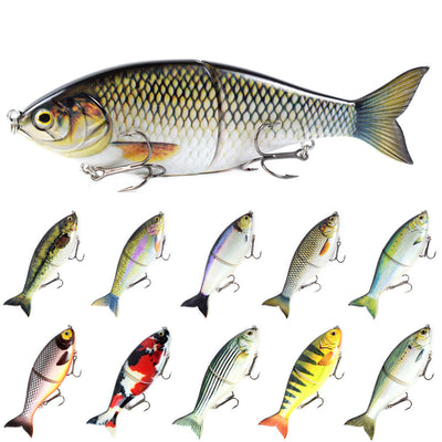 Señuelo Articulado de Metal con Conexión S - Hundible Multi-sección para Pesca - Image 10