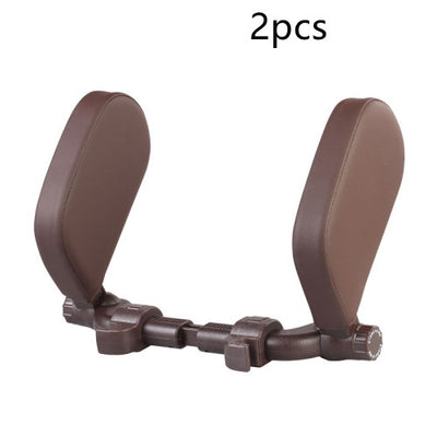 Almohada Cervical Ajustable para Auto - Soporte Ergonómico de Cuero para Viajes - Image 25