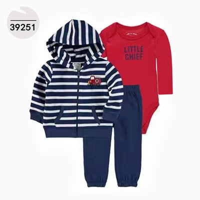 Conjunto Infantil 3 Piezas: Sudadera con Capucha, Manga Larga y Pantalón - Image 22