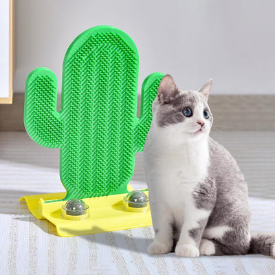 Rascador Cactus para Gatos con Pelotas de Catnip y Masajeador Interactivo - Image 10