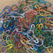 Broche Gota Electrochapado en Oro y Plata