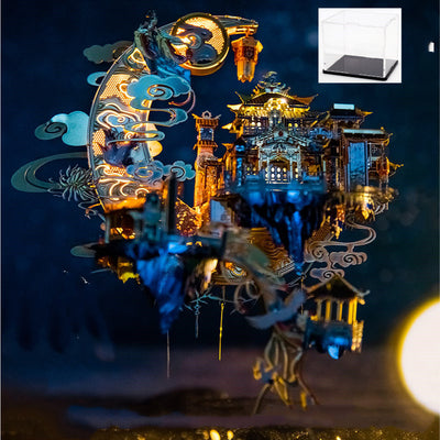 Puzzle 3D Modelo de Luna en Metal - Armable a Mano - Image 3