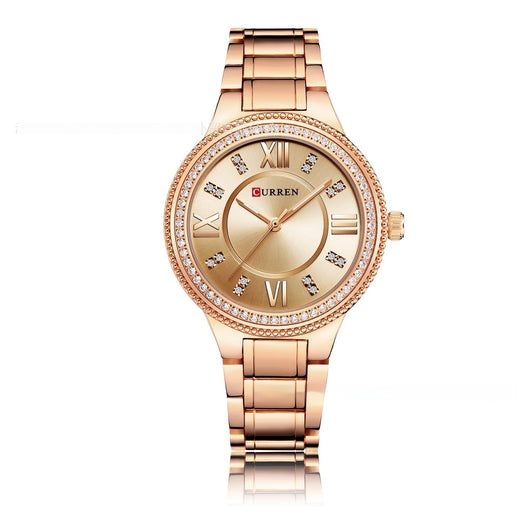 Reloj de Acero Inoxidable para Mujer con Diamantes y Resistencia al Agua - Image 8