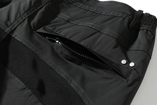 Pantalones Casuales con Cierre Trasero y Costura de Nylon - Image 18