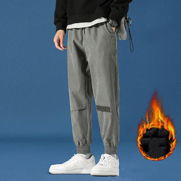 Calça Larga Athleisure Refletiva com Detalhes Luminosos