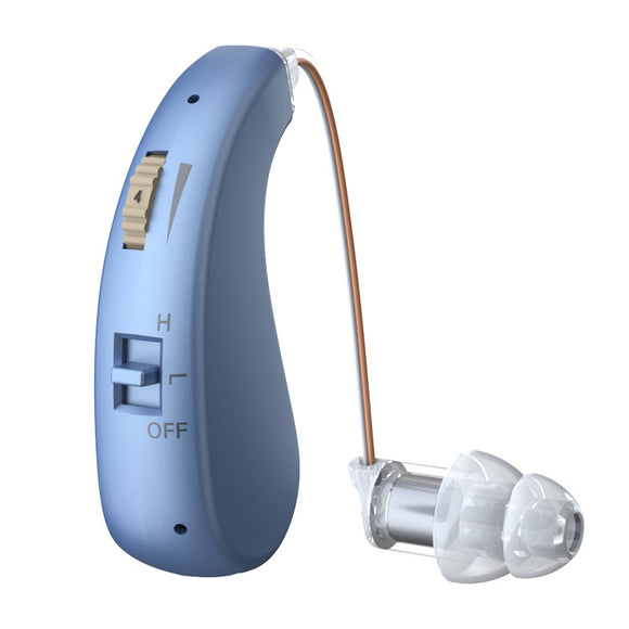 Audífono Recargable USB Retroauricular para Adultos Mayores con Amplificador de Sonido