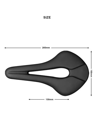 Sillín de Bicicleta Hueco Ergonómico para Ruta y Montaña - Image 3