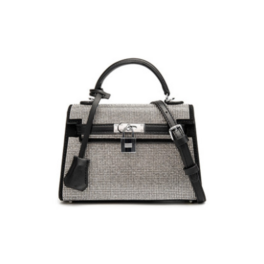 Bolso Bandolera de Primavera con Cristales y Diamantes de Imitación - Image 2