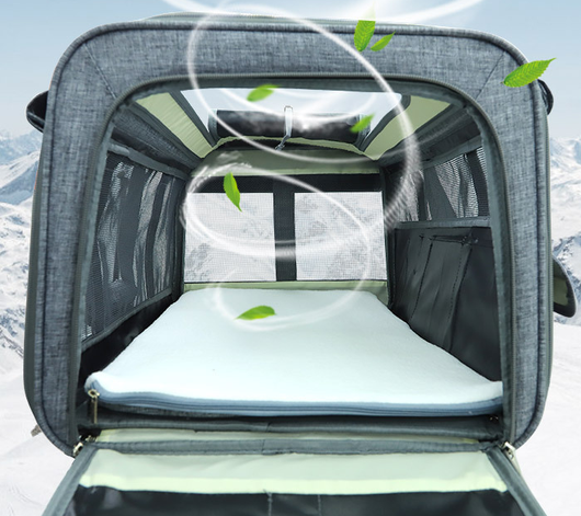 Bolsa de Transporte Plegable con Ruedas para Gatos - Image 14