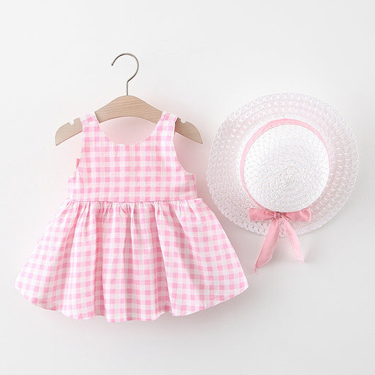 Falda Cuadrille para Niña con Sombrero de Paja Incluido - Image 12