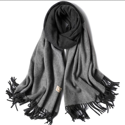 Bufanda de Lana Escocesa Gruesa Otoño-Invierno Unisex - Image 6
