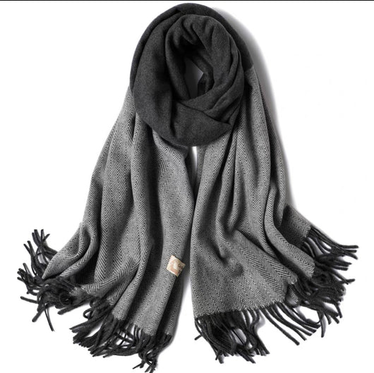 Bufanda de Lana Escocesa Gruesa Otoño-Invierno Unisex - Image 6