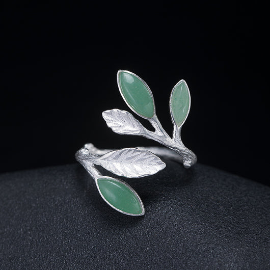 Anillo Vintage con Hojas Delicadas - Image 8