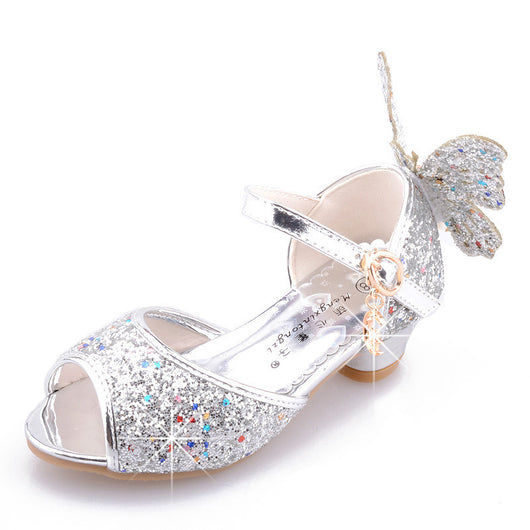 Zapatos de Danza Infantiles con Moño - Suela Blanda y Tacón Bajo - Image 9