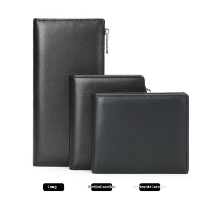 Billetera de Cuero Genuino para Hombre con Cierre Seguro y Protección Anti-fraude - Image 2