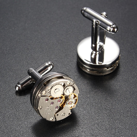 Gemelos con Movimiento de Reloj Mecánico para Hombre - Image 5