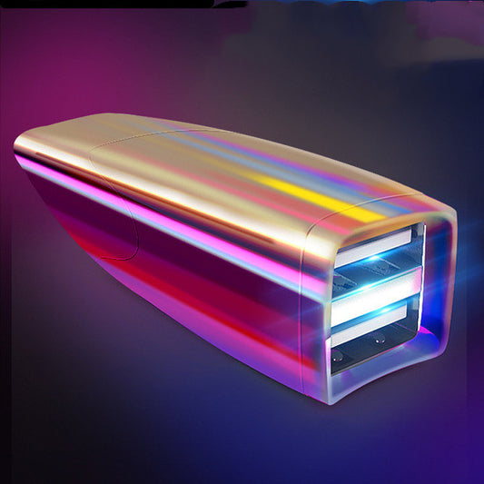 Cargador Vehicular USB con Convertidor de Datos y Extensión