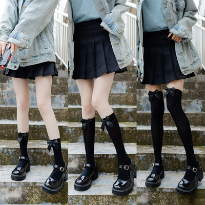 Calcetines Kawaii Niña Corazones Estilo Soft Girl Japonés - Image 2