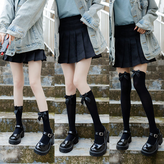 Calcetines Kawaii Niña Corazones Estilo Soft Girl Japonés - Image 2
