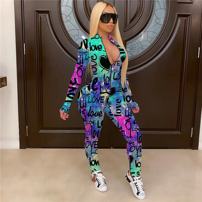 Jumpsuit Deportivo con Estampado de Personalidad - Image 5