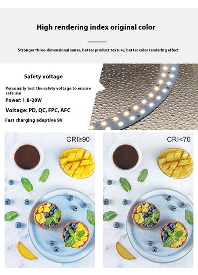 Aro de Luz LED Plegable para Estudio Fotográfico - Image 12