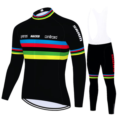 Conjunto de Ciclismo Respirable de Manga Larga para Verano - Image 5