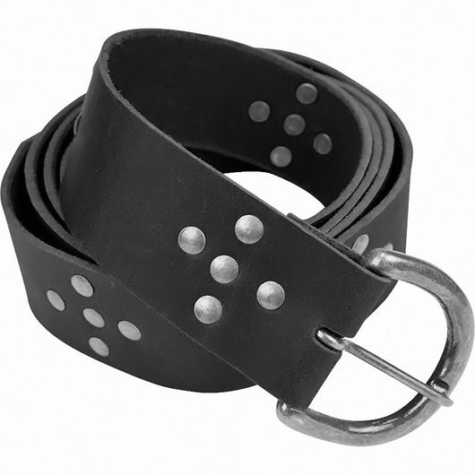 Cinturón de Cuero Nudo Pirata con Remaches - Estilo Nórdico Rogue - Image 13