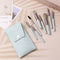 8 Dark Green Brushes With Bag