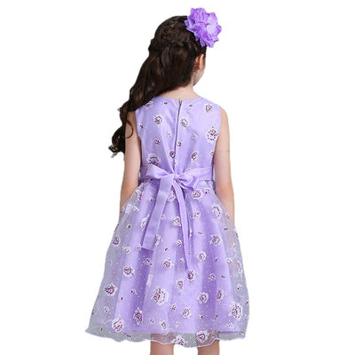 Vestido Tank Top Niña con Estampado Digital y Efecto Puffed - Image 5