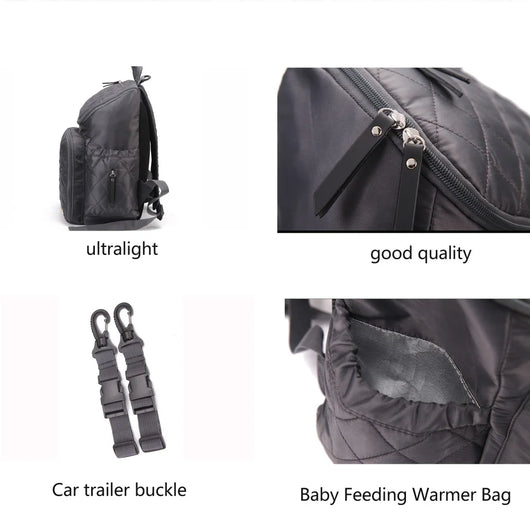 Mochila Multifuncional para Mamá con Espacio para Bebé - Image 26