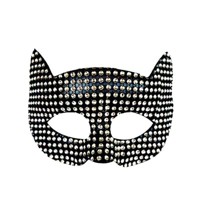 Máscara de Gato Mascarada con Cristales Adhesivos para Hombre y Mujer - Image 5