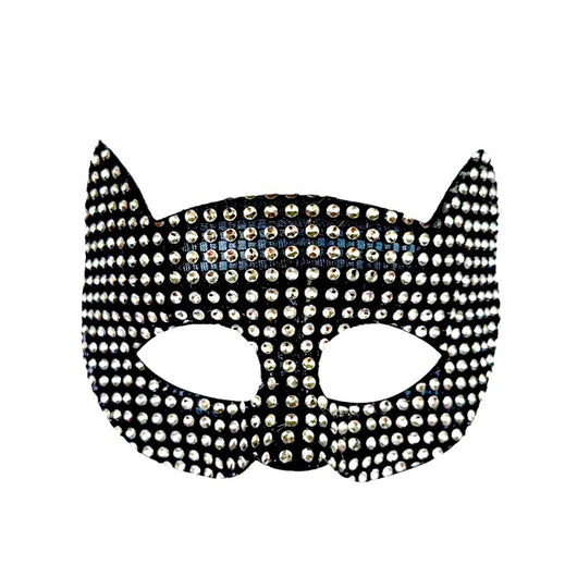 Máscara de Gato Mascarada con Cristales Adhesivos para Hombre y Mujer - Image 5
