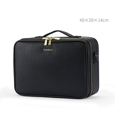 Bolsa de Maquillaje de Cuero Grande Organizadora Profesional - Image 8