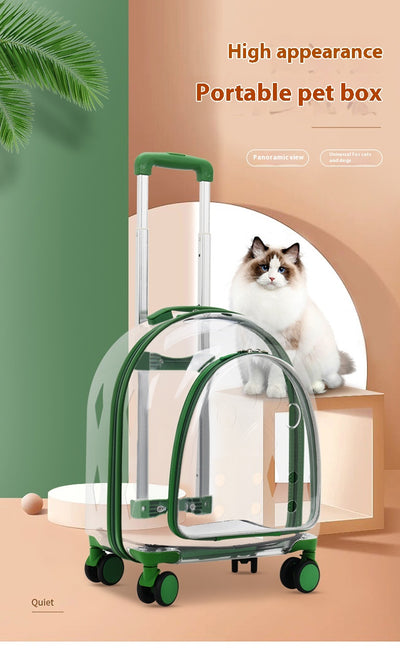 Mochila Transportadora Panorámica para Mascotas con Ventana Transparente - Image 9