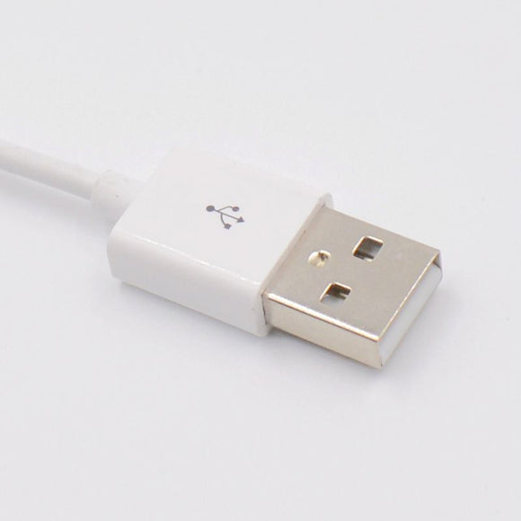 Cable de Audio y Carga para Auto USB a 3.5mm con Baño de Plata