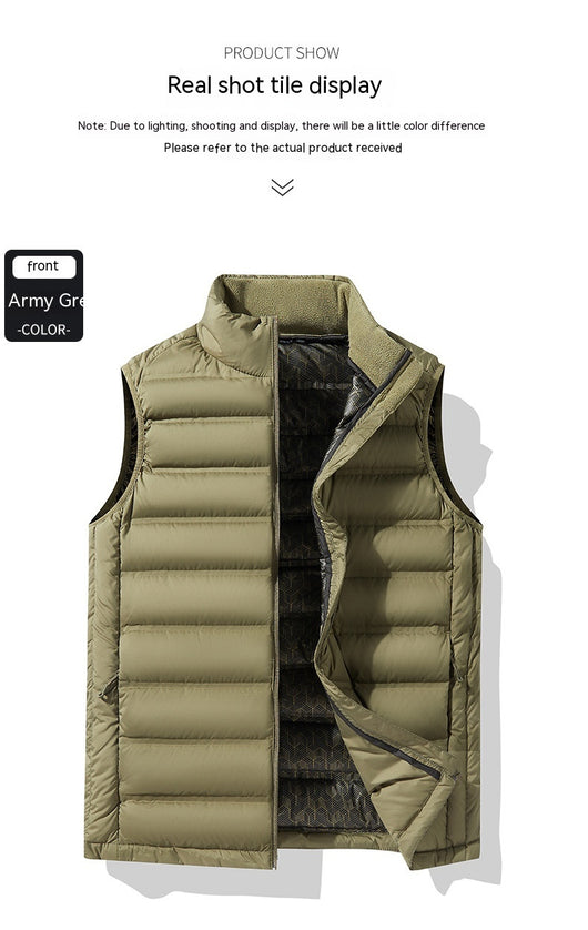 Chaleco Térmico Talla Grande con Cuello Alto y Grafeno - Image 12