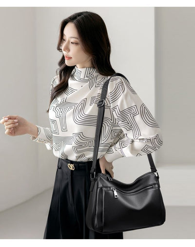 Bolso Bandolera de Cuero Genuino con Gran Capacidad para Mujer - Image 18