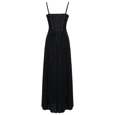 Vestido Gótico Vintage con Tirante Único para Mujer - Image 9