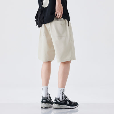Pantalones Cortos de Trabajo Estilo Retro American para Hombre - Algodón Ice Silk Fresco - Image 4