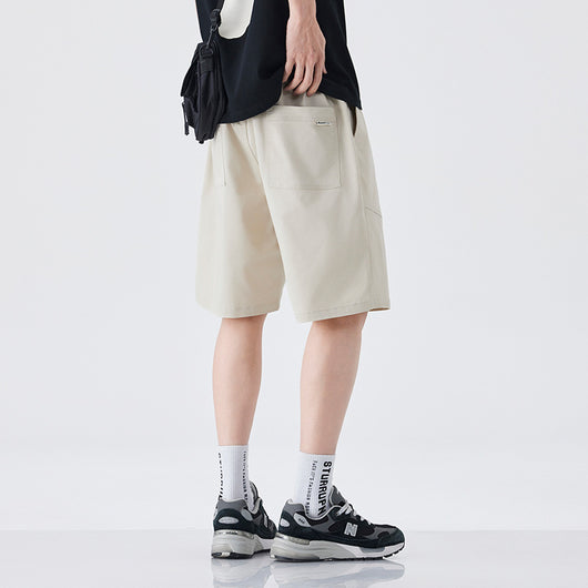 Pantalones Cortos de Trabajo Estilo Retro American para Hombre - Algodón Ice Silk Fresco - Image 4