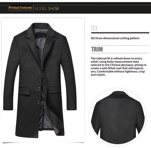 Abrigo Casual Moderno para Hombre Maduro - Image 15