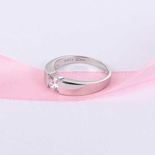Anillo de Bodas para Hombre con Diamante de Simulación - Image 4