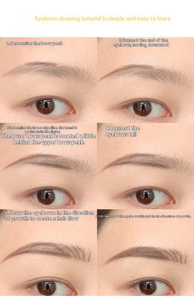 Lápiz de Cejas Ultra Fino Dorado Resistente al Desvanecimiento - Image 14