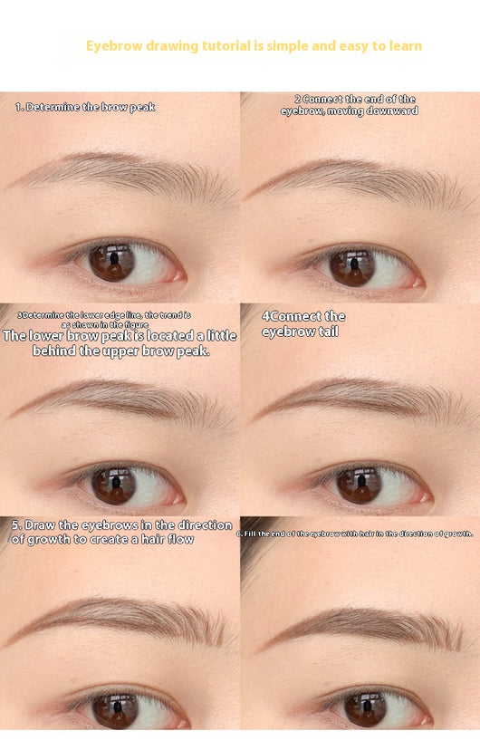 Lápiz de Cejas Ultra Fino Dorado Resistente al Desvanecimiento - Image 14