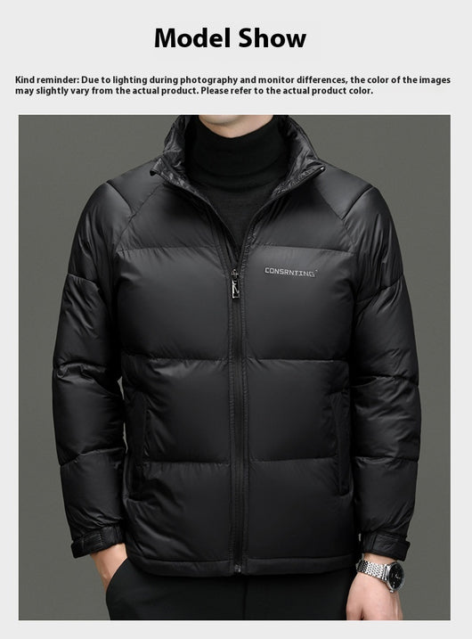 Abrigo de Lujo para Hombre con Cuello Alto y Aislamiento Superior - Image 12