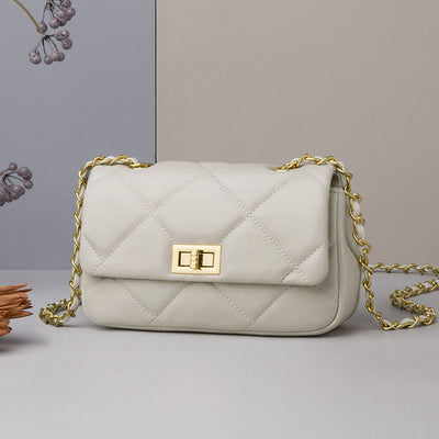 Bolso Cuadrado Pequeño para Mujer con Cadena Rombo Verano