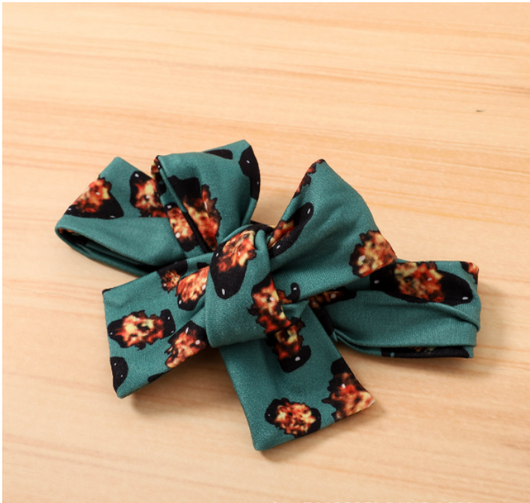 Conjunto de Algodón Estampado Verde para Niña - Image 8