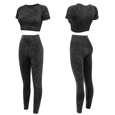 Conjunto Deportivo Yoga Mujer Seamless - Pantalón y Top Fashion - Image 30